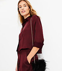 Satin Modern Bib Shirt carousel Product Image 2