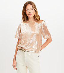 Sequin Tee carousel Product Image 2