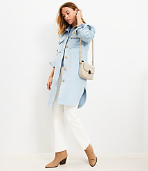 Twill Long Shirt Jacket carousel Product Image 3