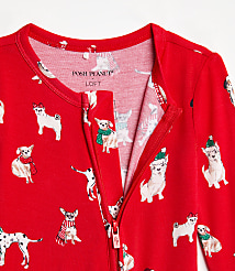 Posh Peanut Holiday Dog Convertible One-Piece carousel Product Image 2