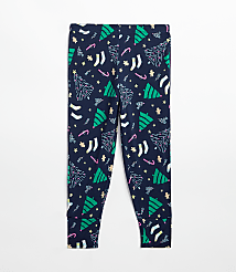 Posh Peanut Holiday Tree Long Sleeve Basic Pajama Set carousel Product Image 3