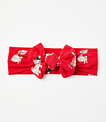 Posh Peanut Holiday Dog Infant Headwrap carousel Product Image 2