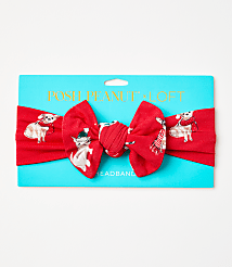 Posh Peanut Holiday Dog Infant Headwrap carousel Product Image 1
