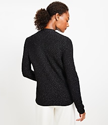Pearlized Sparkle Bow Sweater Jacket carousel Product Image 3