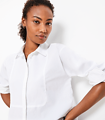 Poplin Modern Bib Shirt carousel Product Image 2