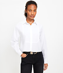 Poplin Modern Bib Shirt carousel Product Image 1