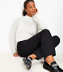 Shimmer Sheer Mock Neck Sweater carousel Product Image 1