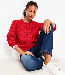 Bobble Cable Sweater carousel Product Image 2