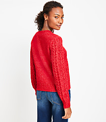 Bobble Cable Sweater carousel Product Image 4