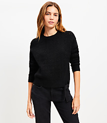 Pointelle Side Tie Sweater carousel Product Image 1