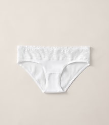 Haven Well Within Cotton Bikini with Lace Waist carousel Product Image 1