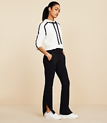 Lou & Grey Brushed Back Fleece Boot Cut Pants carousel Product Image 1