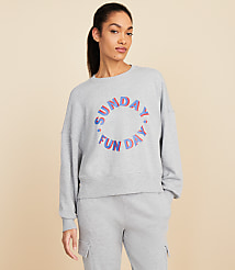 Lou & Grey Sunday Funday Fluffy Fleece Sweatshirt carousel Product Image 1