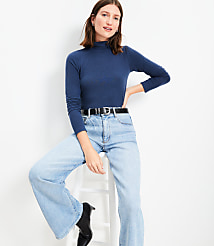 Long Sleeve Mock Neck Top carousel Product Image 1