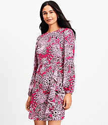 Floral Ruffle Flare Mini Dress carousel Product Image 1