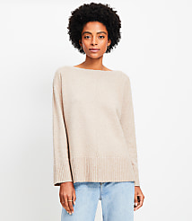 Ribtrim Boatneck Tunic Sweater carousel Product Image 1