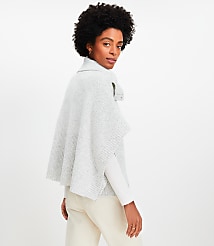Button Turtleneck Poncho carousel Product Image 2