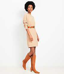 Saddle Sleeve Mini Sweater Dress carousel Product Image 1