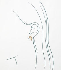 Candy Cane Stud Earrings carousel Product Image 2