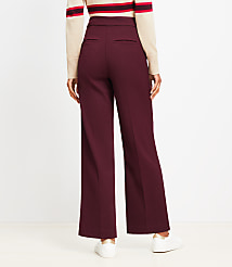 Coin Pocket Clean Wide Leg Pants in Twill carousel Product Image 3
