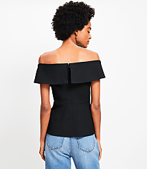Asymmetrical Off The Shoulder Top carousel Product Image 3