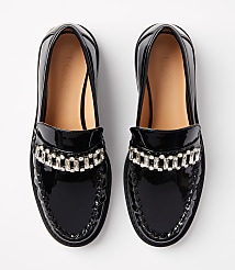 Sparkle Patent Penny Loafers carousel Product Image 2