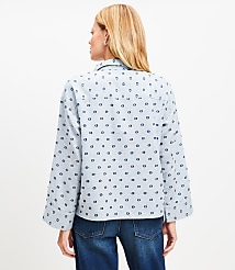Metallic Clip V-Neck Pocket Popover carousel Product Image 3