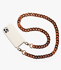 Cord&eacute;e Tortoiseshell Print Curby Phone Chain carousel Product Image 1