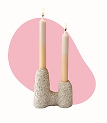 Pottery With A Purpose Taper Candle + Clay Pottery Kit - Air Dry carousel Product Image 3