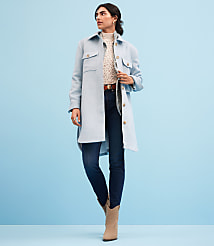 Twill Long Shirt Jacket carousel Product Image 4