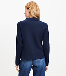 Double Breasted Sweater Blazer carousel Product Image 3