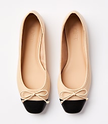 Soft Cap Toe Ballet Flats carousel Product Image 3