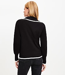 Tipped Half Zip Sweater carousel Product Image 2