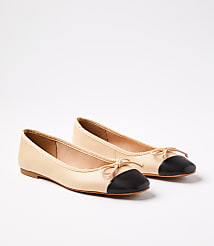 Soft Cap Toe Ballet Flats carousel Product Image 1