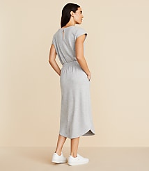 Lou & Grey Heathered Scubasoft Midi Pocket Dress carousel Product Image 3