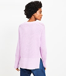 Petite Ribbed Tunic Sweater carousel Product Image 3