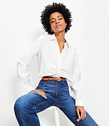 Shirred Modern Shirt carousel Product Image 1