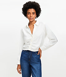 Shirred Modern Shirt carousel Product Image 2