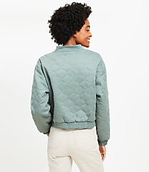 Quilted Bomber Jacket carousel Product Image 2
