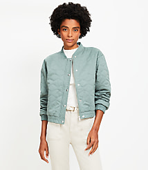 Quilted Bomber Jacket carousel Product Image 1