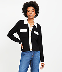 Tipped Sweater Jacket carousel Product Image 1