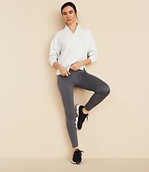 Lou & Grey Heathered Luvstretch Side Pocket Leggings carousel Product Image 1