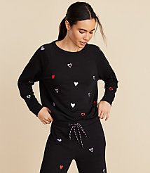 Lou & Grey Heart Cozy Cotton Sweatshirt carousel Product Image 1