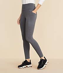 Lou & Grey Heathered Luvstretch Side Pocket Leggings carousel Product Image 3