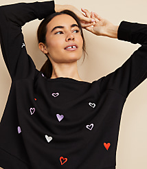 Lou & Grey Heart Cozy Cotton Sweatshirt carousel Product Image 3