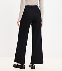 Palmer Wide Leg Ankle Pants in Ponte carousel Product Image 3