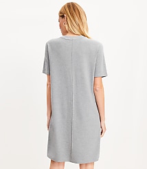 Heathered Ottoman Mini Tee Dress carousel Product Image 3