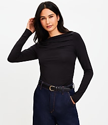 Petite Ruched Off The Shoulder Top carousel Product Image 1