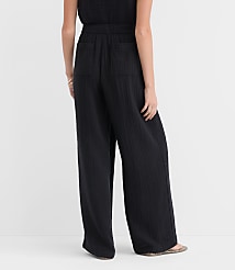 Petite LOFT Beach Triple Cloth Wide Leg Pants carousel Product Image 3