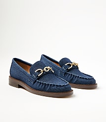 Denim Chain Loafers carousel Product Image 1